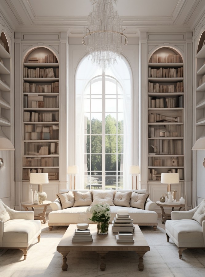 décoration blanc cassé
