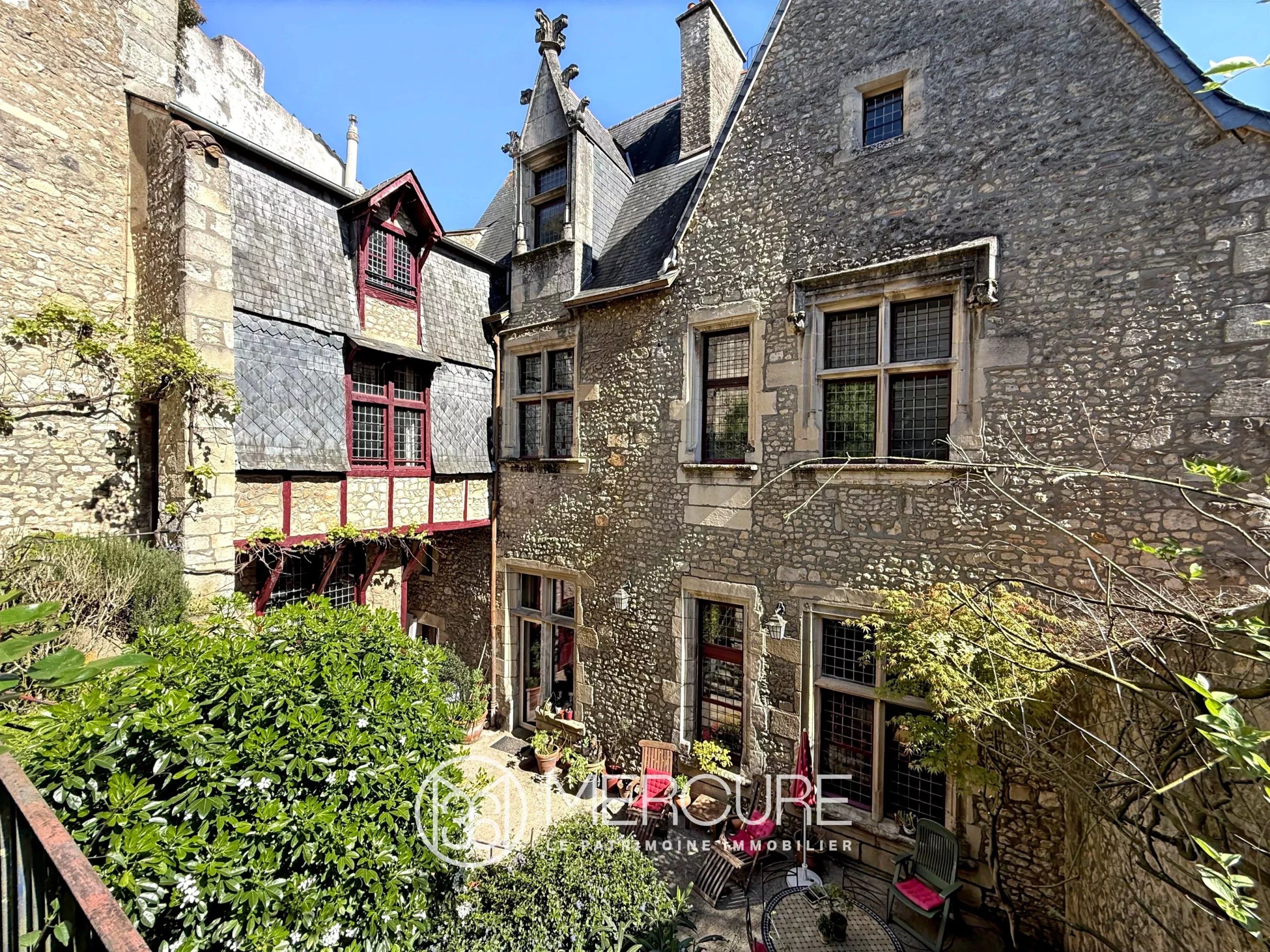 LOGIS XVe de 380 m² avec COUR, JARDIN et PARKINGS - 10343PO