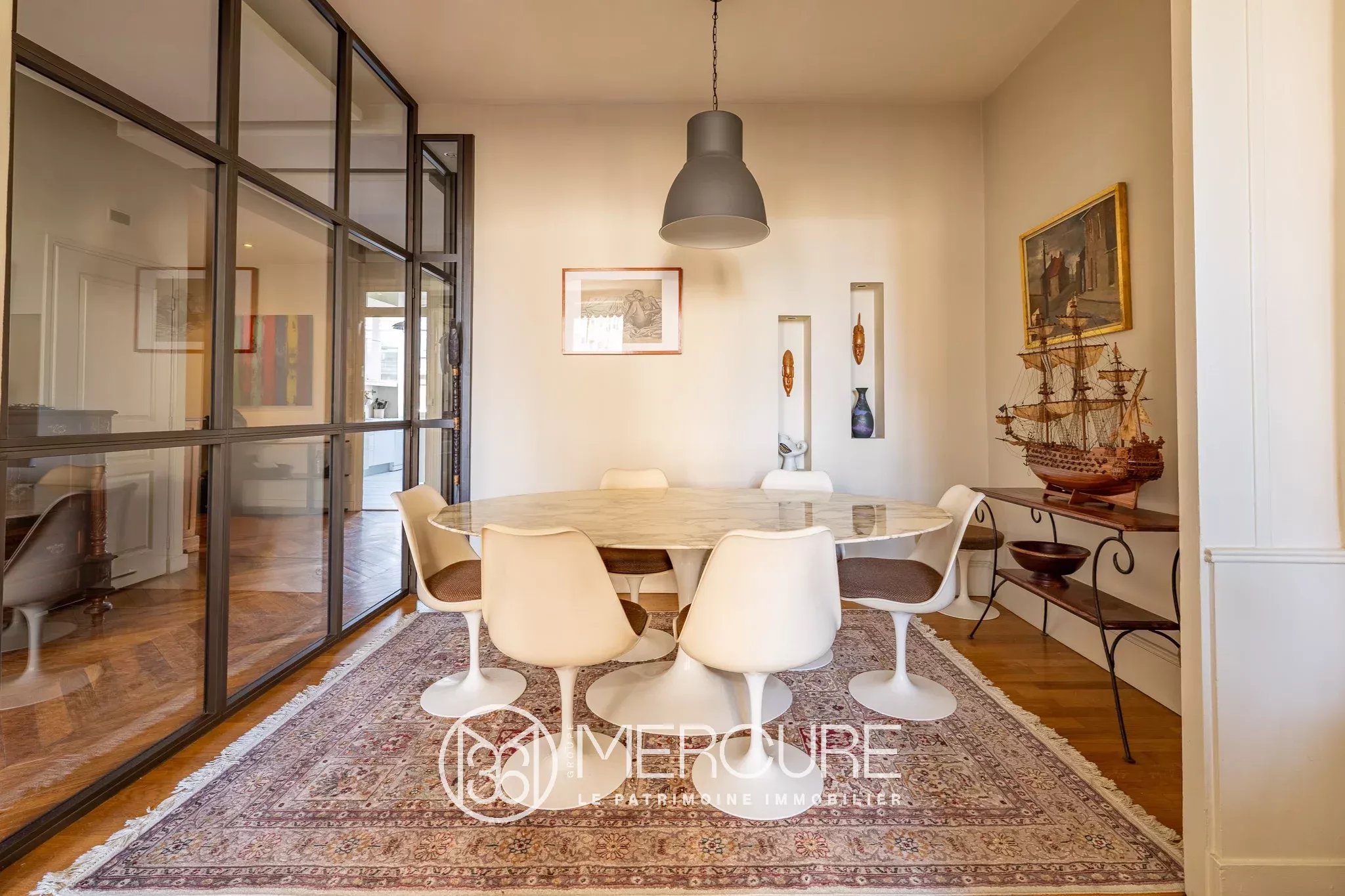 Lyon 2 Charité Carnot – Appartement de charme 102  m² vue Rhône - 5065LY
