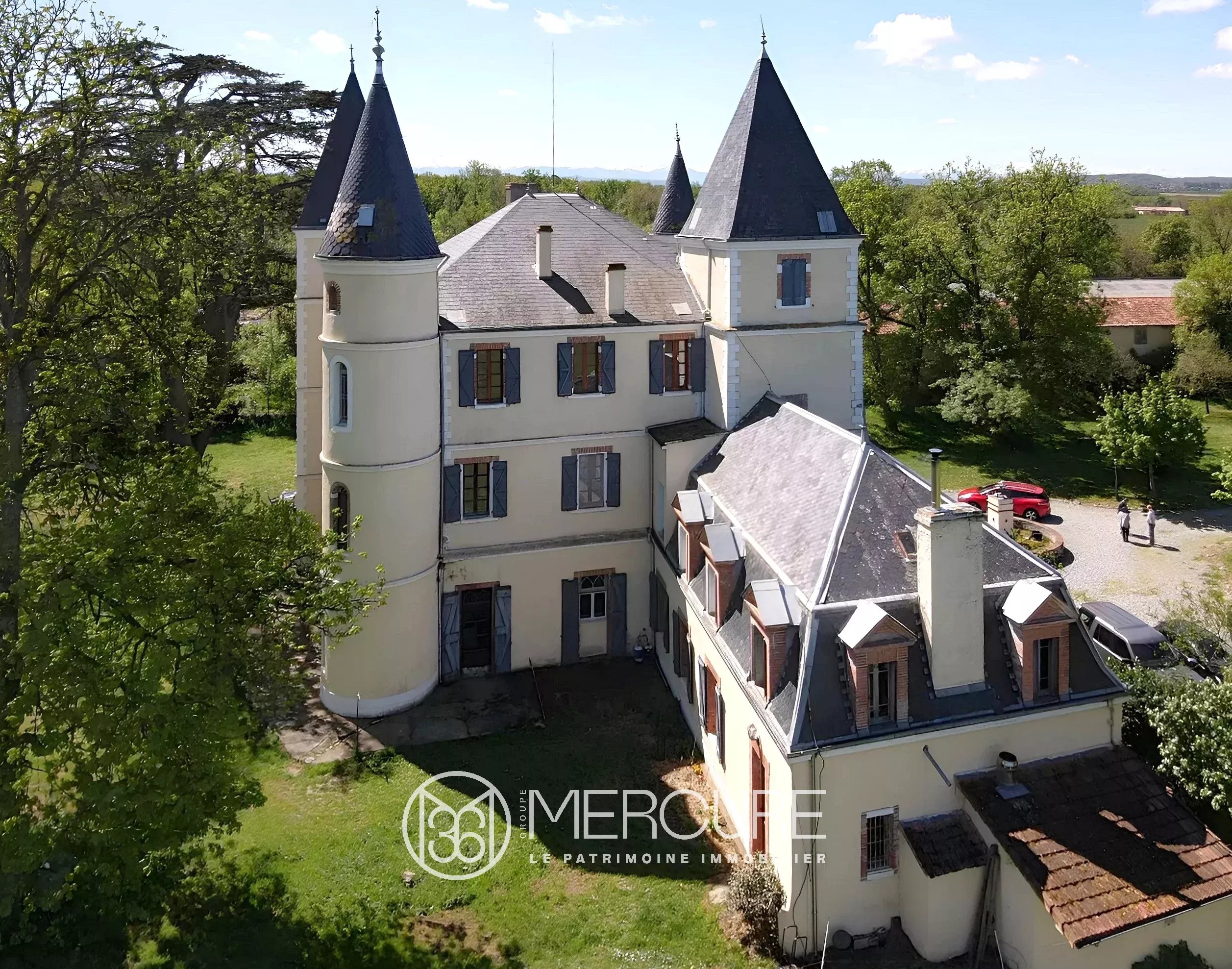 CHATEAU XIXe  – PISCINE – DEPENDANCES – 3,4HA - 9343TS