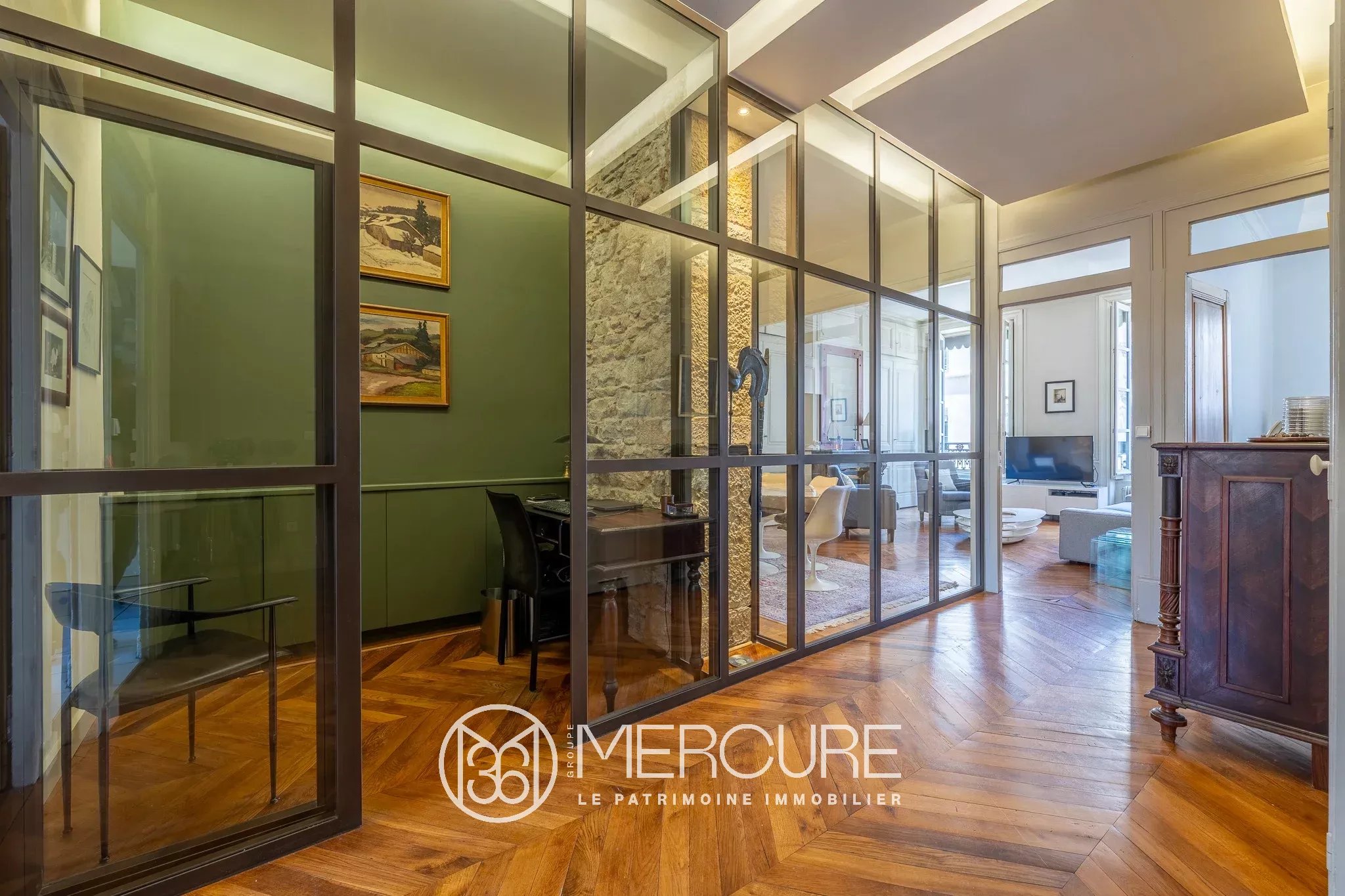 Lyon 2 Charité Carnot – Appartement de charme 102  m² vue Rhône - 5065LY