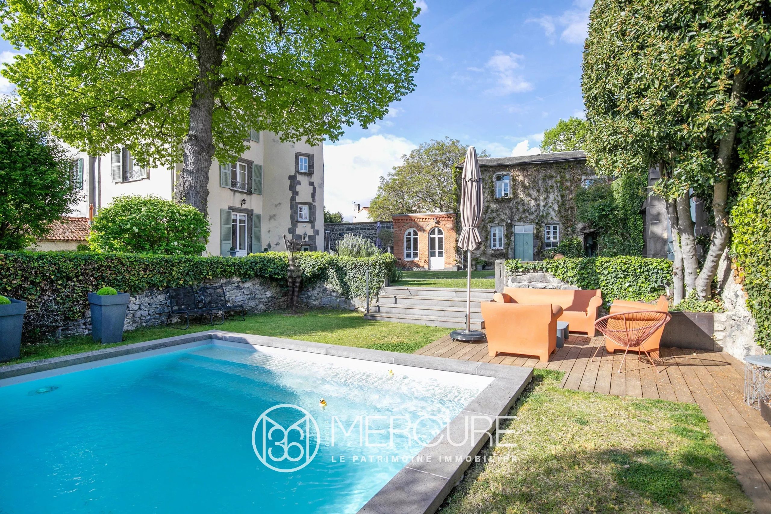 Exceptional Property in the Heart of Marsat – Heated Swimming Pool, Outbuildings, and Parking - 21610AU
