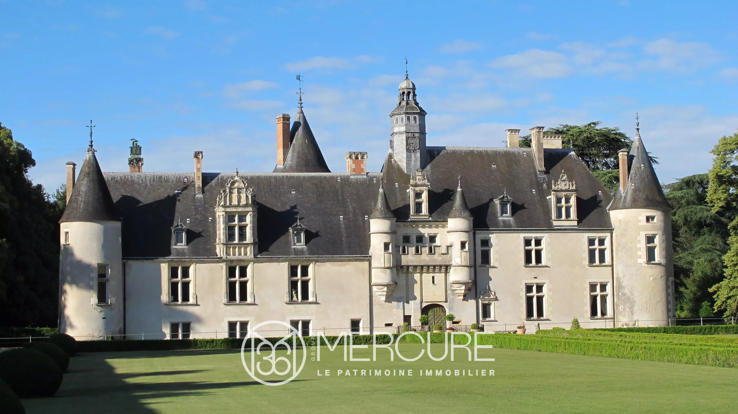Center of France, chateau and outbuildings on a 24ha park - 20602CL