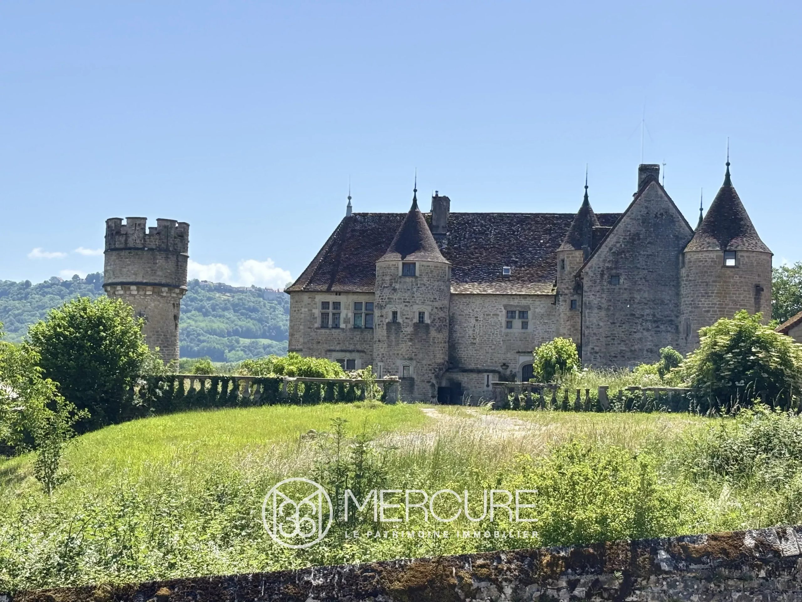 Chateau XVeme région viticole franche-comté - 21574CP