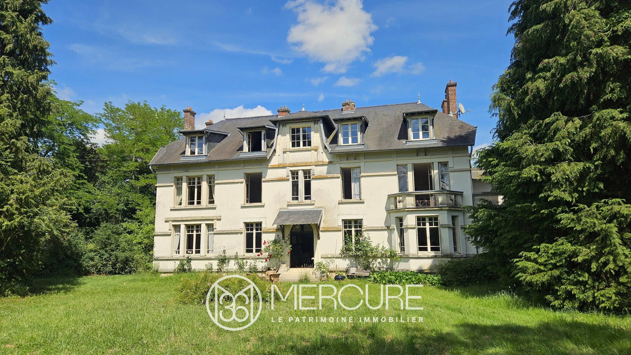 AISNE – MAISON DE MAÎTRE ET DEPENDANCE DANS UN PARC DE 1.1HA - 80644PI