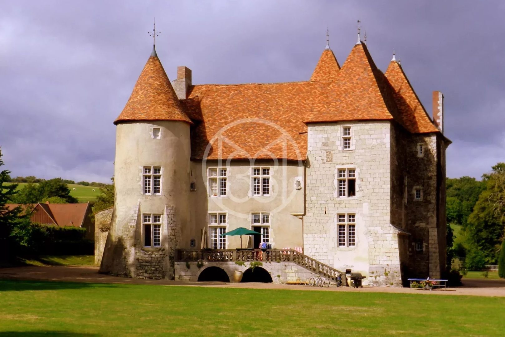 Center of France, listed chateau on 40 ha - 20523AU