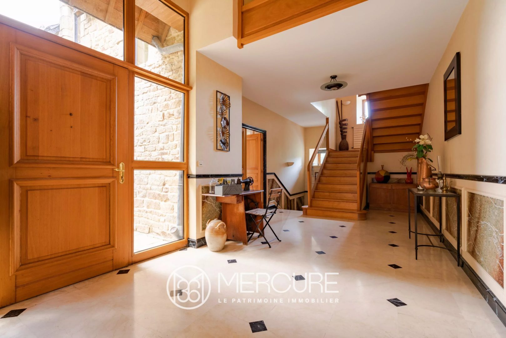 Morbihan, à 15 min de la mer, propriété en pierres du XVIIIe siècle, piscine et parc - 21377BR