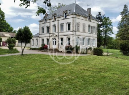 19th century character house with park and heated swimming pool on the Chalonnaise coast - 1683VA