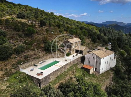 EXCLUSIVE MAS CEVENOL FORMER POST OFFICE ON 2.5 HECTARES PANORAMIC VIEW - 20211LR