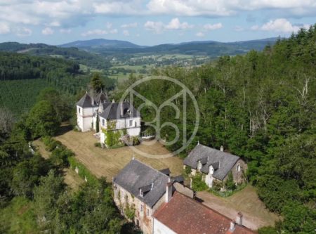 Petit château XVIIIème meublé au calme avec vue panoramique sur les collines du Morvan - 1594VA