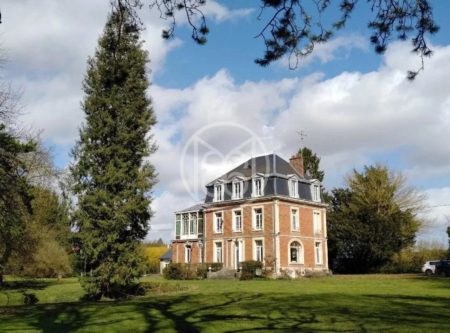 SOMME – MAISON DE MAITRE 19° SIECLE AVEC DEPENDANCES ET PARC DE 7HA - 80519PI