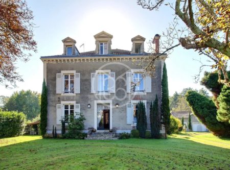 BEAUTIFUL MANOR HOUSE WITH PARK AND OUTBUILDINGS IN POUILLON - 900919bx