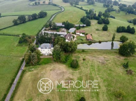 Domaine de 73 hectares libres avec château XIXe, bâtiments anciennement à usage d’accueil de public et activité de golf, maison indépendante… - 1706EL