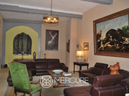 ENSEMBLE IMMOBILIER AVEC APPARTEMENTS, SALLE DE RECEPTION ET COUR INTERIEURE PAYSAGEE - 9767MO