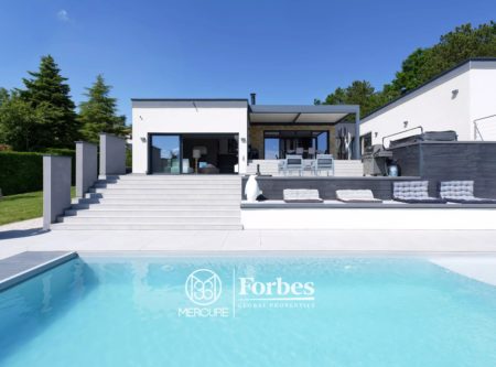 Maison d’architecte avec vue panoramique exceptionnelle sur les vignobles et le Mont-Blanc - 21230VA