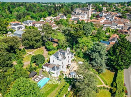 NANTES EST / VUE LOIRE / LE CELLIER BOURG  – SUPERBE MANOIR XIXe DANS UN ENVIRONNEMENT EXCEPTIONNEL 5 CHAMBRES, PISCINE & 2 GÎTES - 3050