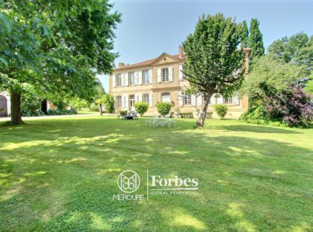 18TH-C CHATEAU – POOL – VIEW OF THE PYRENEES - 8622TS
