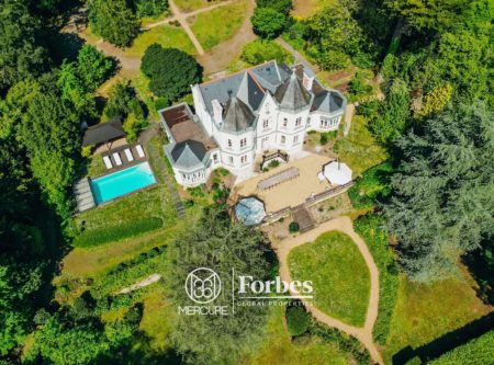 West of France, East of Nantes, Loire view, 19th century manor in exceptional renvironment - 3050