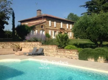 GERS – PROCHE L’ISLE JOURDAIN – MAISON DE MAITRE – PARC ET PISCINE - 9181TS