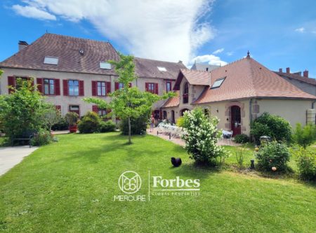 ALLIER, in a large tourist village, 19th century manor house in excellent condition on 2130 sqm. - 21281AU