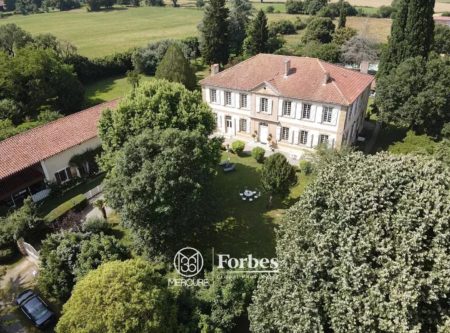 CHATEAU XVIIIEME – PISCINE – VUE PYRÉNÉES - 8622TS