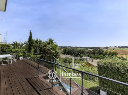 Lauzerville, Maison contemporaine, Vue panoramique - 9204TS