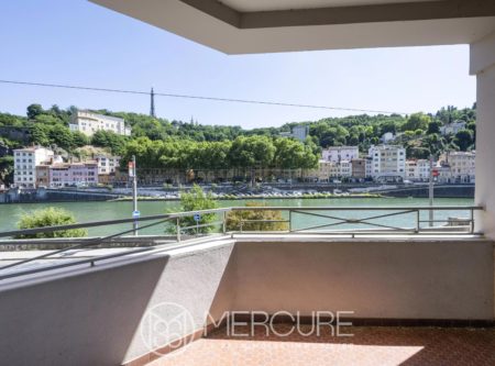 Lyon, quai de Saône : vue imprenable – Appartement de 115,71 m², 4 pièces, 3 chambres, traversant, avec terrasse, possibilité garage - 4974LY