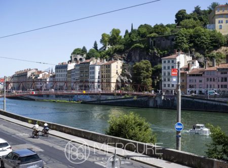 Lyon, quai de Saône : vue imprenable – Appartement de 115,71 m², 4 pièces, 3 chambres, traversant, avec terrasse, possibilité garage - 4974LY