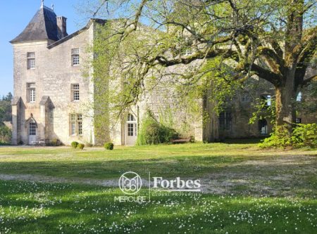 CHATEAU des XIIIe, XVe et XVIIIe SIECLES - 10132PO