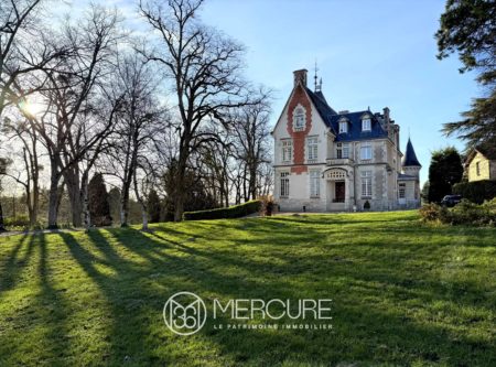 CHATEAU XIX avec DEPENDANCES sur 25 HA - 10089PO