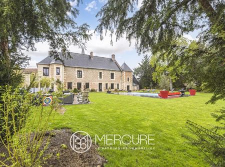 MANOIR, DEPENDANCES ET PARC AVEC PISCINE - 80606PI
