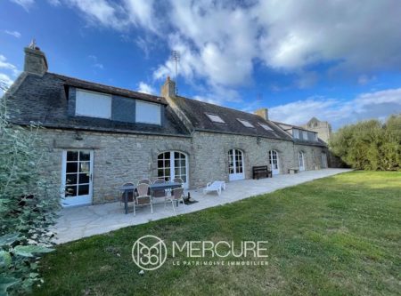 PENMARCH – Charming Stone Longhouse with Large Buildable Parkland, Steps from the Ocean - 20973BR