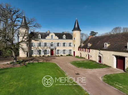 CHATEAU XIXe SUR 9,60 HECTARES DE PARC - 9868PO