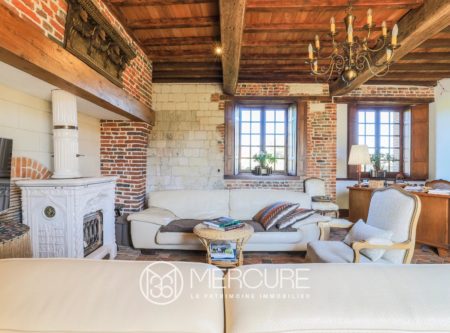 Exclusivité, Gennes-Ivergny, manoir des Templiers chargé d’histoire - 21178NC