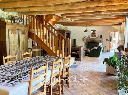 Near Pontivy, stone property with swimming pool on landscaped grounds - 20775BR