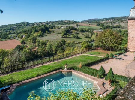 South of France, magnificent medieval chateau with a pool - 8673TS