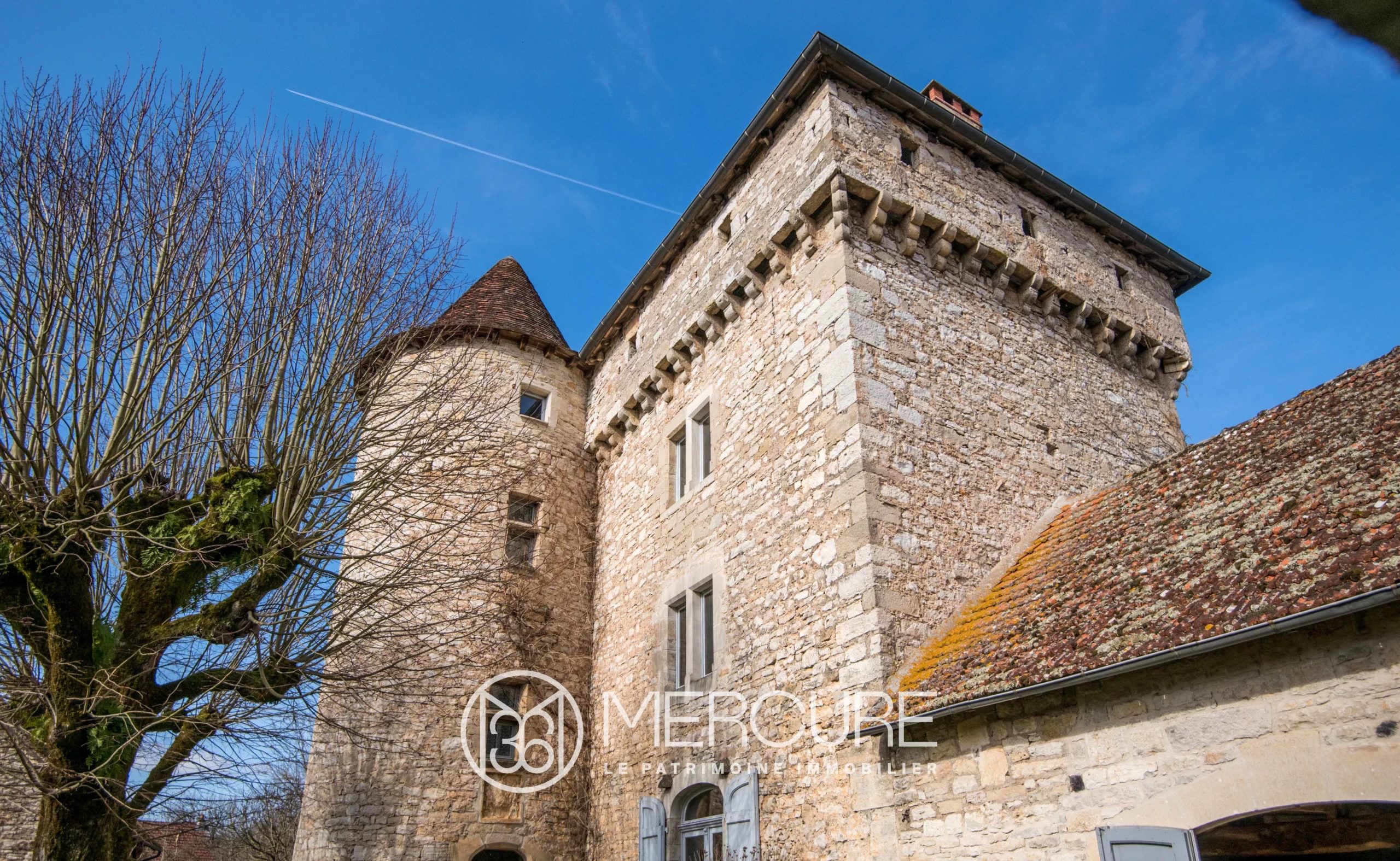 CHATEAU XIVEME CLASSE MH – VUE PANORAMIQUE SUR LE LOT - 9122TS