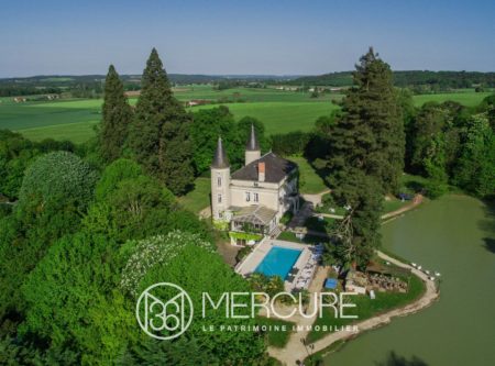 PROPRIETE XIXe AVEC ETANG ET MAISONS ANNEXES - 9933PO
