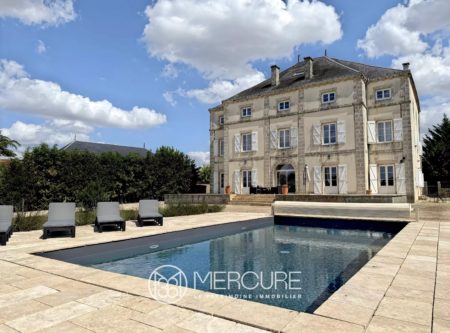IMMEUBLE XIXe de 700 m² avec PISCINE et DEPENDANCE - 10204PO