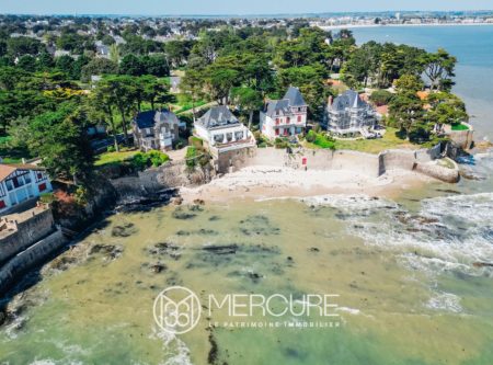 West of France, Le Pouliguen, Penchâteau, Exceptional seaside villa facing the sea, direct beach access - 3047