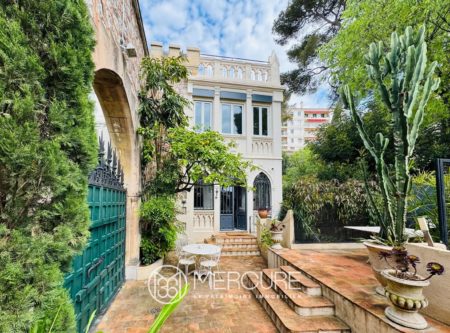 French Riviera, Nice – Gothic villa built in 1800 with sea view – terrace – jacuzzi - 21228LR