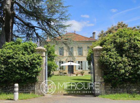 MANOR HOUSE – OUTBUILDINGS AND SWIMMING POOL – SUD-GIRONDE (33) - 901031bx