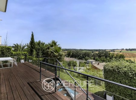 Lauzerville, Maison contemporaine, Vue panoramique - 9204TS