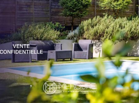REZÉ BLORDIERE PROCHE SÈVRE – MAISON D’ARCHITECTE 210 m² – 4/5 CHAMBRES – PISCINE – GÉOTHERMIE - 3046RE