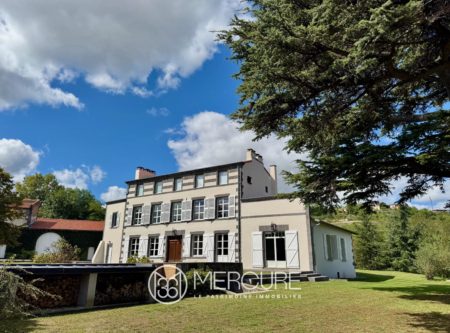 Propriété d’exception 392m2 sur 4133m2 avec piscine et dépendances– Vues imprenables -10mn Clermont-Ferrand et Pôle Santé, proche Ladoux - 21375AU