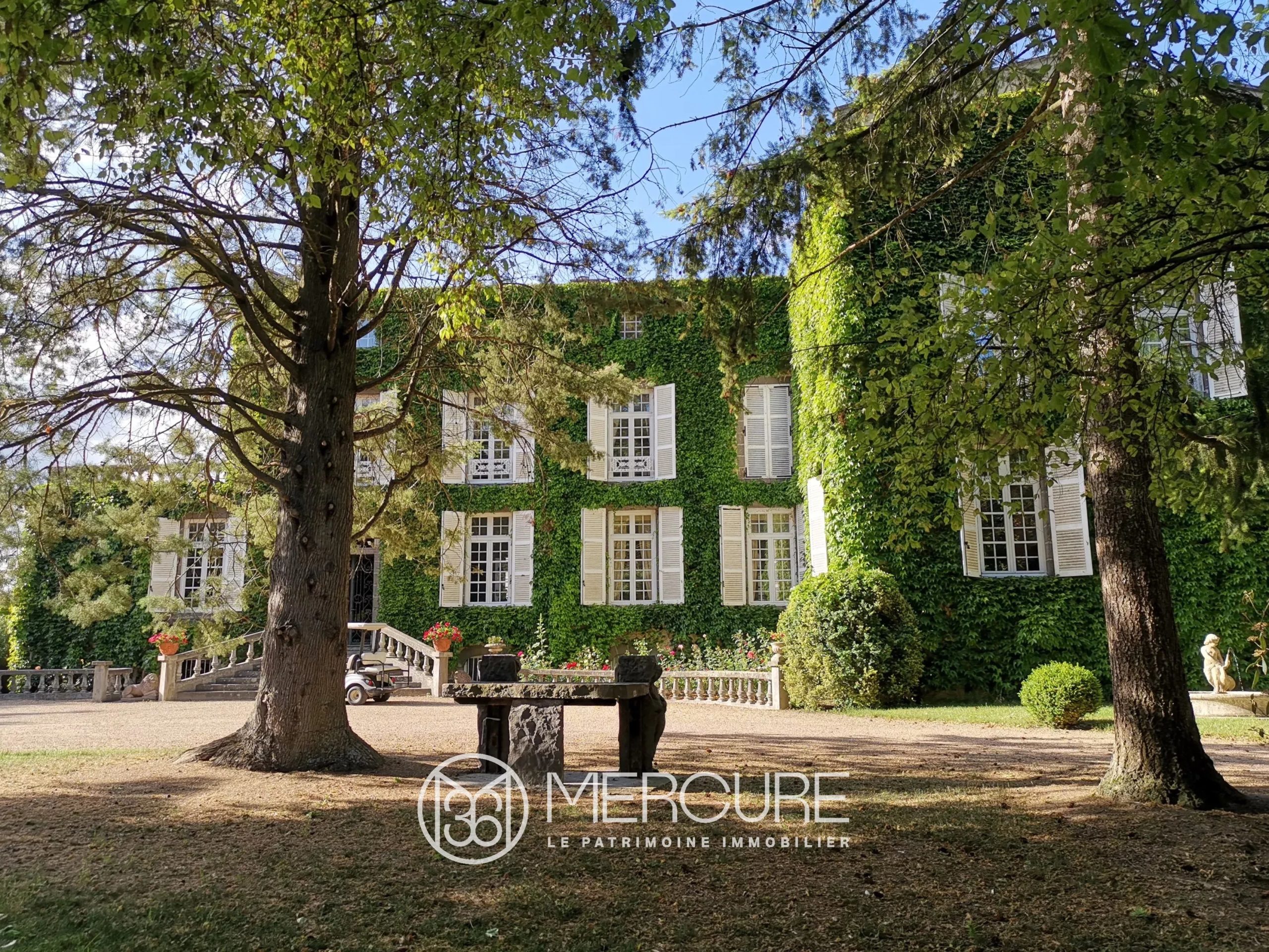 REMARQUABLE CHÂTEAU DU XVIIIème AUX PORTES DE CLERMONT-FERRAND NORD - 20635AU