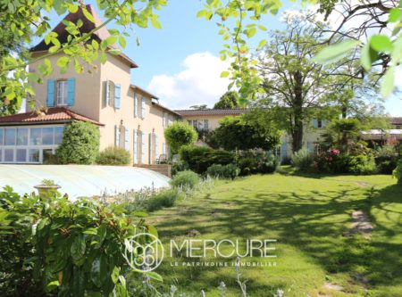 PROPRIÉTÉ – PARC, TENNIS ET PISCINE  –  NÉRAC (LOT-ET-GARONNE) - 901048bx