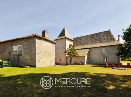 MANOIR 18EME RESTAURE, MAISON DE GARDIEN, PARC - 9051TS