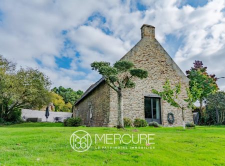 Morbihan, 10 min de Vannes, Charmante longère rénovée, sur grand parc - 21414BR