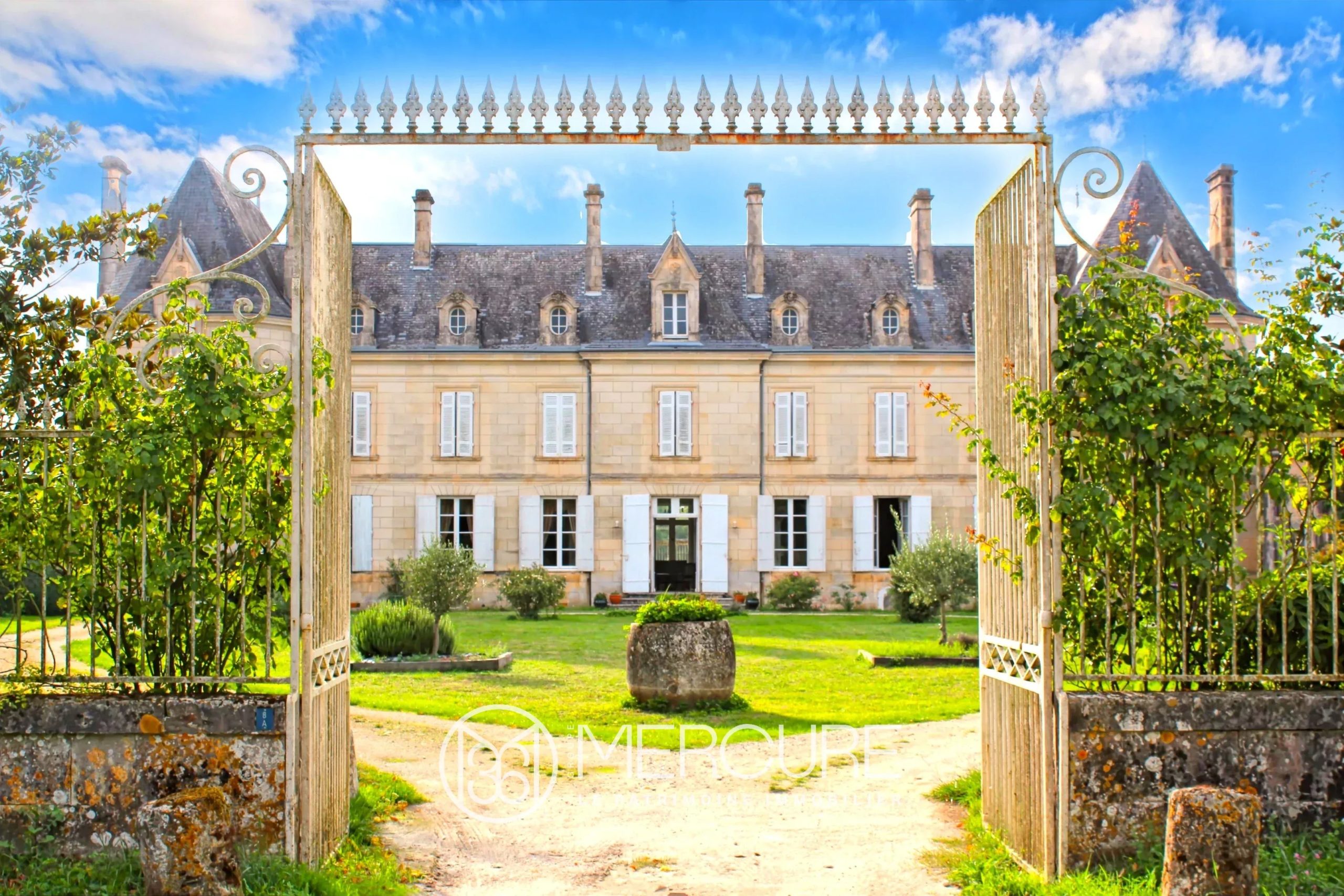 Historic 19th-Century Château – Family Vineyard Estate in Charente-Maritime - 10221PO